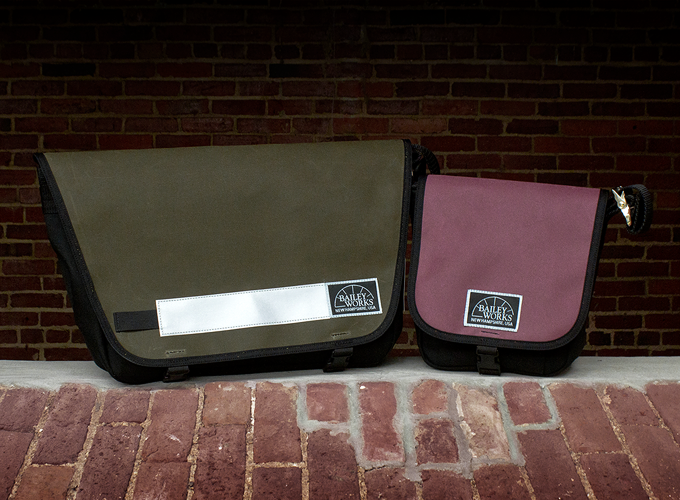 Bailey works sales messenger bag